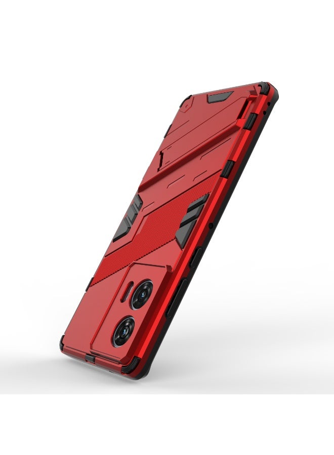 جولدن ماسك موتورولا موتو إيدج 50 فيوجن (Motorola Edge 50 Fusion)جراب بانك حماية من الخدوش(احمر) - Image 4